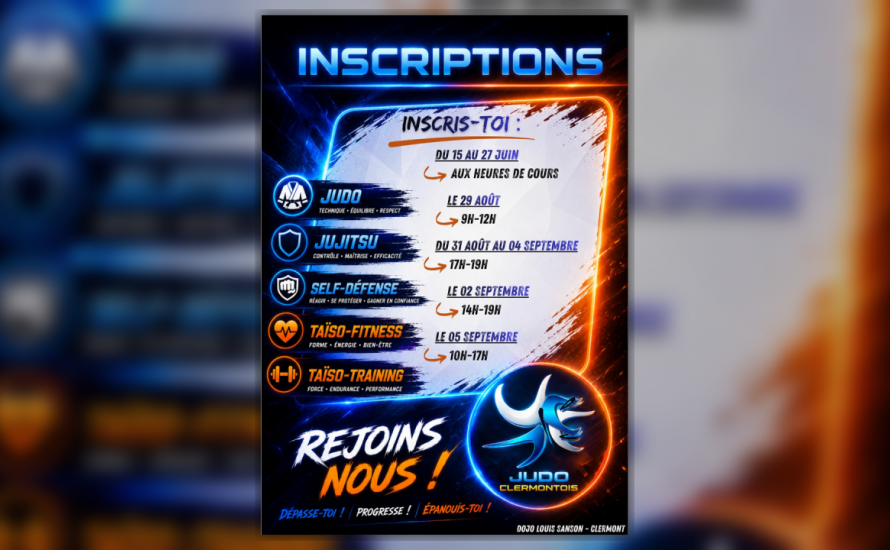 Inscriptions 2026-2027
